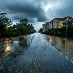 chuva em Santo André