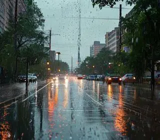 Santo André garoa fina