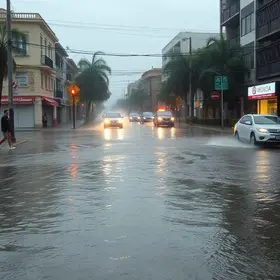 chuva forte Santo André