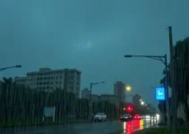 pancadas de chuva em Santo André