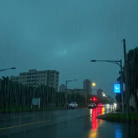 pancadas de chuva em Santo André