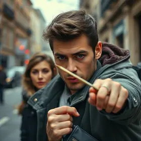 jovem agulha