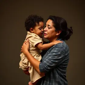 laços entre mãe e filho