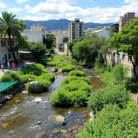 córregos urbanos