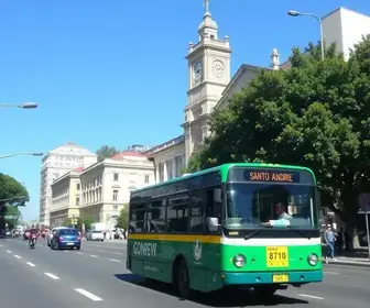 transporte gratuito em Santo André